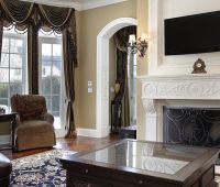 Custom Fireplaces and Wood Floors